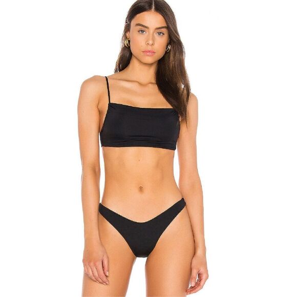 New. L*SPACE black teeny bikini. Medium. Retails $179 - Picture 2 of 9